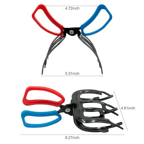 3 Claw Fish Gripper Multifunctional Three Teeth Fish Grabber Tool Metal
