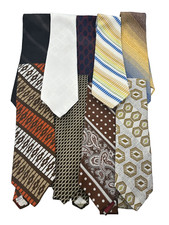 Vintage Tie Lot 1970s Wide Neckties Wembley Pauline Trigrere Superba 