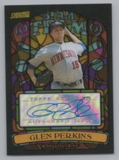 Glen Perkins 2008 Stadium Club Beam Team Autograph BTA-GP Minnesota Twins 