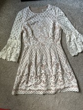 Eliza J Ivory Lace Shower Dress 4