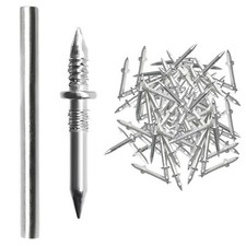 Double-Head Skirting Thread Seamless Nail,Double Ended Baseboard Invisible Screw