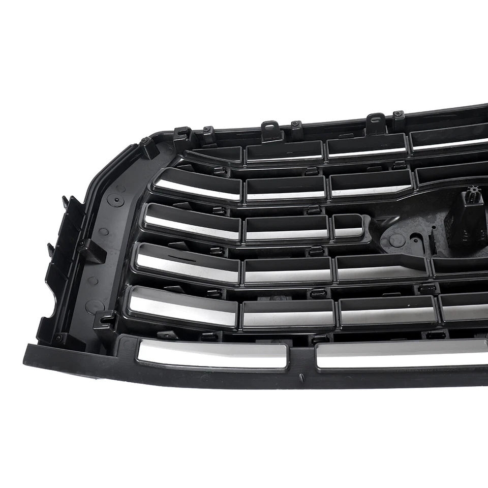 For Ford F150 2015-2017 Front Bumper Upper Grille ABS Matte Black Horizontal - Image 4 of 4