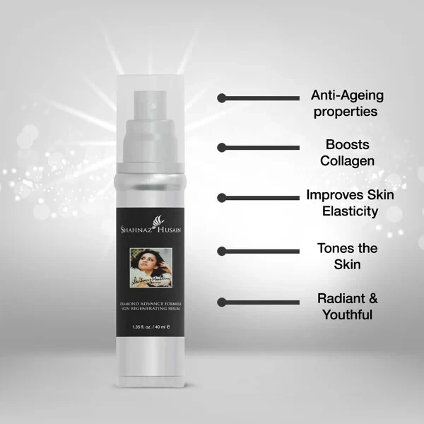 Shahnaz Husain Diamond Advance Formula Skin Regenerating Serum |40ml/Free Ship - image 2 of 2