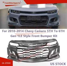 1LE Style For 10-14 Chevy Camaro 5TH to 2014 + 5 to 6TH Gen Front Bumper Kit