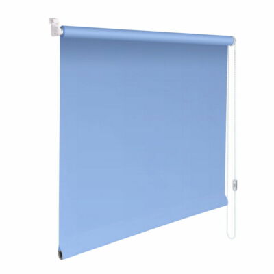 Mini-Rollo Klemmfix Klemmrollo Easyfix Sichtschutz - Höhe 200 cm hellblau