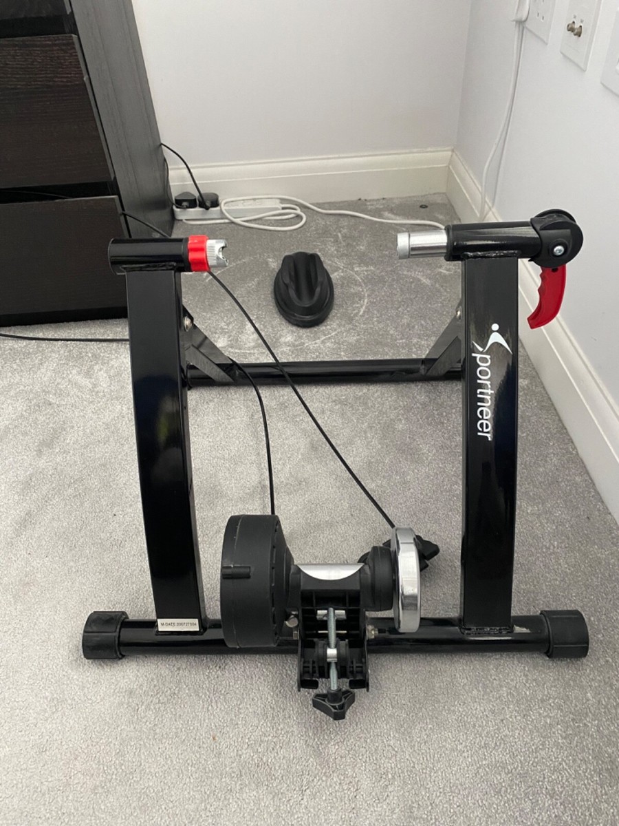 Turbo Trainer, Sportneer Bike Trainer with Resistance Settings for Indoor  Bike