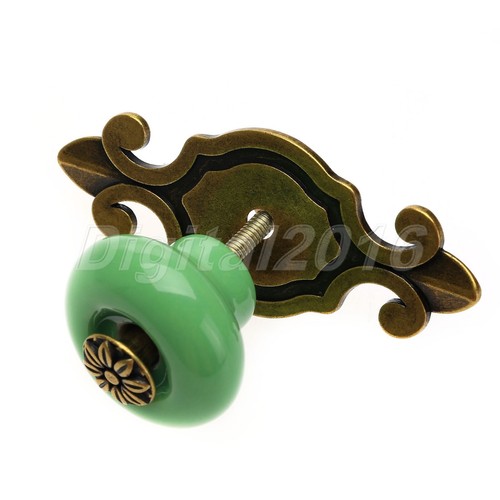Fashion Ceramic Cabinet Door Knobs Cupboard Drawer Wardrobe Kitchen Pull Handles - Picture 40 of 66