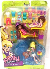 Polly Pocket Mix'n Match Fashion Poolin Around  Pool dolls & Accessories Mattel
