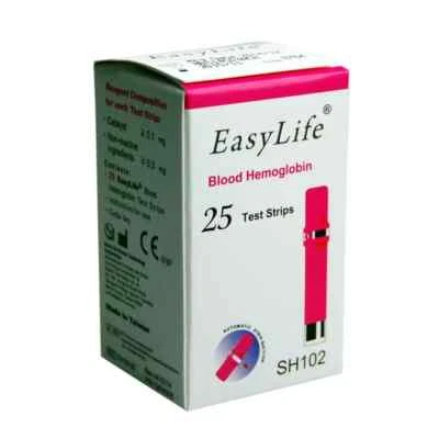 25 EASY LIFE Haemoglobin Testing Strips for OLDER LEGACY METER ONLY