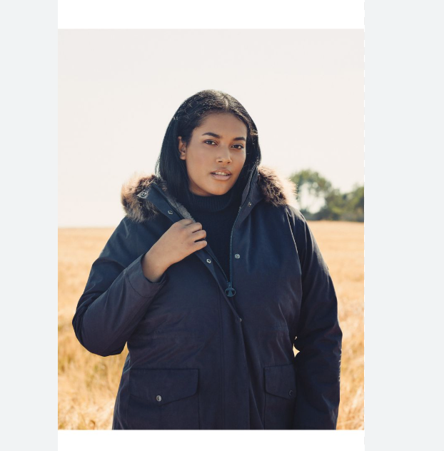Barbour Swanage Longline Waterproof Faux Fur-Trimmed Parka Plus