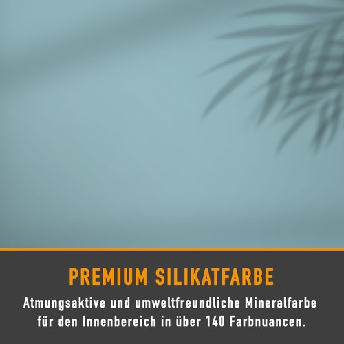 SEEBAUER Pittura al silicato fai da te verde per interni - Pittura minerale traspirante per allergici - Foto 68 di 74