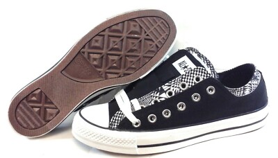 Mens Converse 104210F Chuck Taylor Double Upper Punk All Star Ox Sneakers Shoes