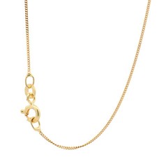 0,8 mm 333 - 8 Karat Gold Halskette Panzerkette massiv Gold hochwertige Goldkett