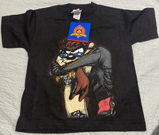 Vintage Looney Tunes Taz Manian 1997 Tee Kids Size Medium 5-6