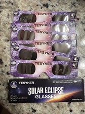 Solar Eclipse Glasses, 6 Pack, NIB, Don t Watch Without Them