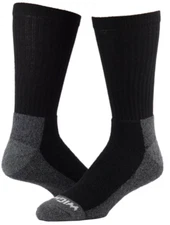 Wigwam At Work Crew 3-Pack Cotton Socks S1221 - M, L, XL Gray, White or Black