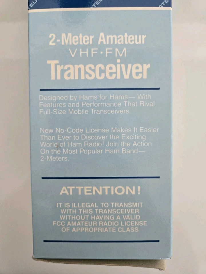 Transceptor VHF-FM amateur de 2 metros Radio Shack de colección Foto 3 de 4