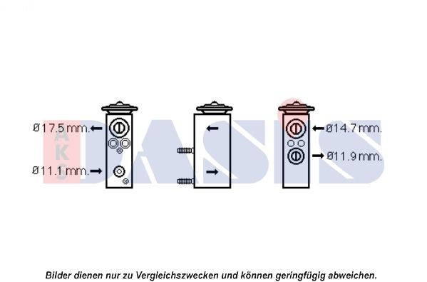 Expansionsventil Klimaanlage AKS Dasis 840183N FÜR CitroËN Peugeot-image