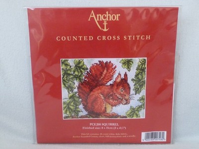Anker gezähltes Kreuzstich-Set - Eichhörnchen PCE208 - neu & versiegelt
