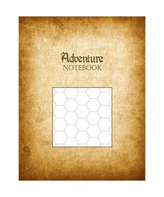 Adventure Notebook: 1  Hexagonal Graph Paper Rule, Tomes, Deluxe