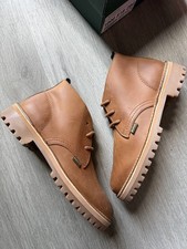 Barbour Hobart Shoes - Brown - Size UK8 - Brand New In Box