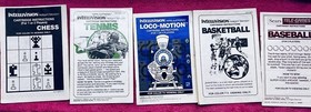 INTELLIVISION GAME LOT OF 12 MANUALS +2 CATALOGS-CHESS MOTORCROSS/TRON/MISSION X