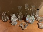 Kristallglasfiguren 15 Tierfiguren gebaucht Vitrinenmodelle,
