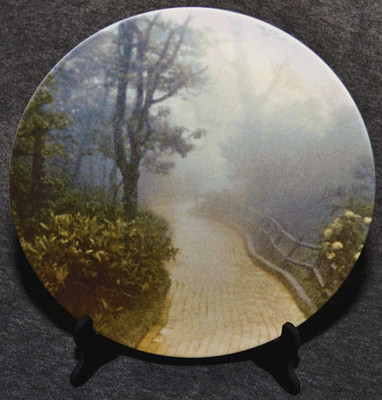 The LAND of OZ park Collectors Plate 10'' Beech Mountain NC Yellow Brick Road