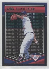 2018 Panini USA Baseball Stars & Stripes Longevity Blayne Enlow #92 0g4