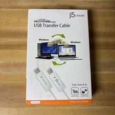 j5 Create Wormhole Switch USB Transfer Cable JUC100 windows OS compatible🔥NEW🔥