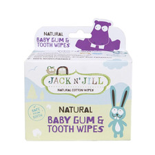 Baby Gum  Tooth Wipes - Natural  Safe, Contains Only Water  Xylitol, Soft Cot