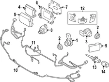 Genuine BMW Distance Sensor Mount Bracket 66-31-9-500-094