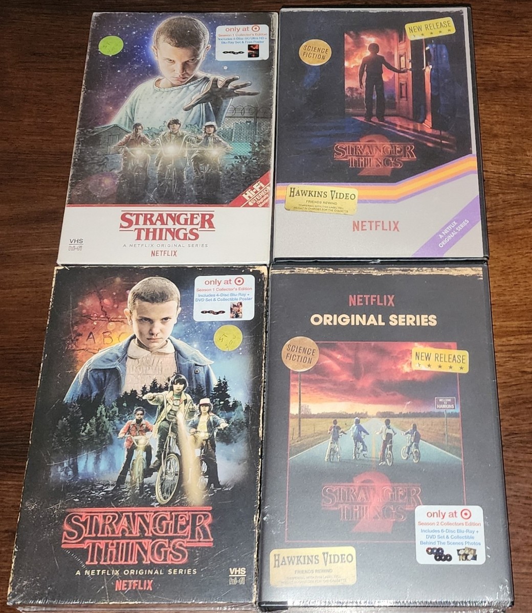 ストレンジャー・シングス Blu-ray Seasons 1 & 2 Iq6Z Stranger Things Seasons 1 & 2 4K UHD/Blu Ray + Blu Ray/DVD Box