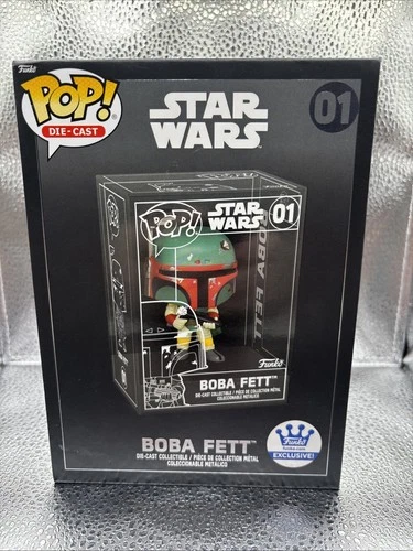 Funko Pop! Vinyl: Star Wars - Boba Fett - Funko (Exclusive) #01 Common Diecast