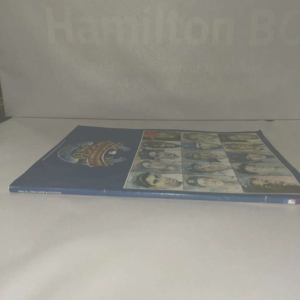 1986 MLB All Star Game Program Roger Clemens-W Dwight Gooden-L - Image 3 of 4