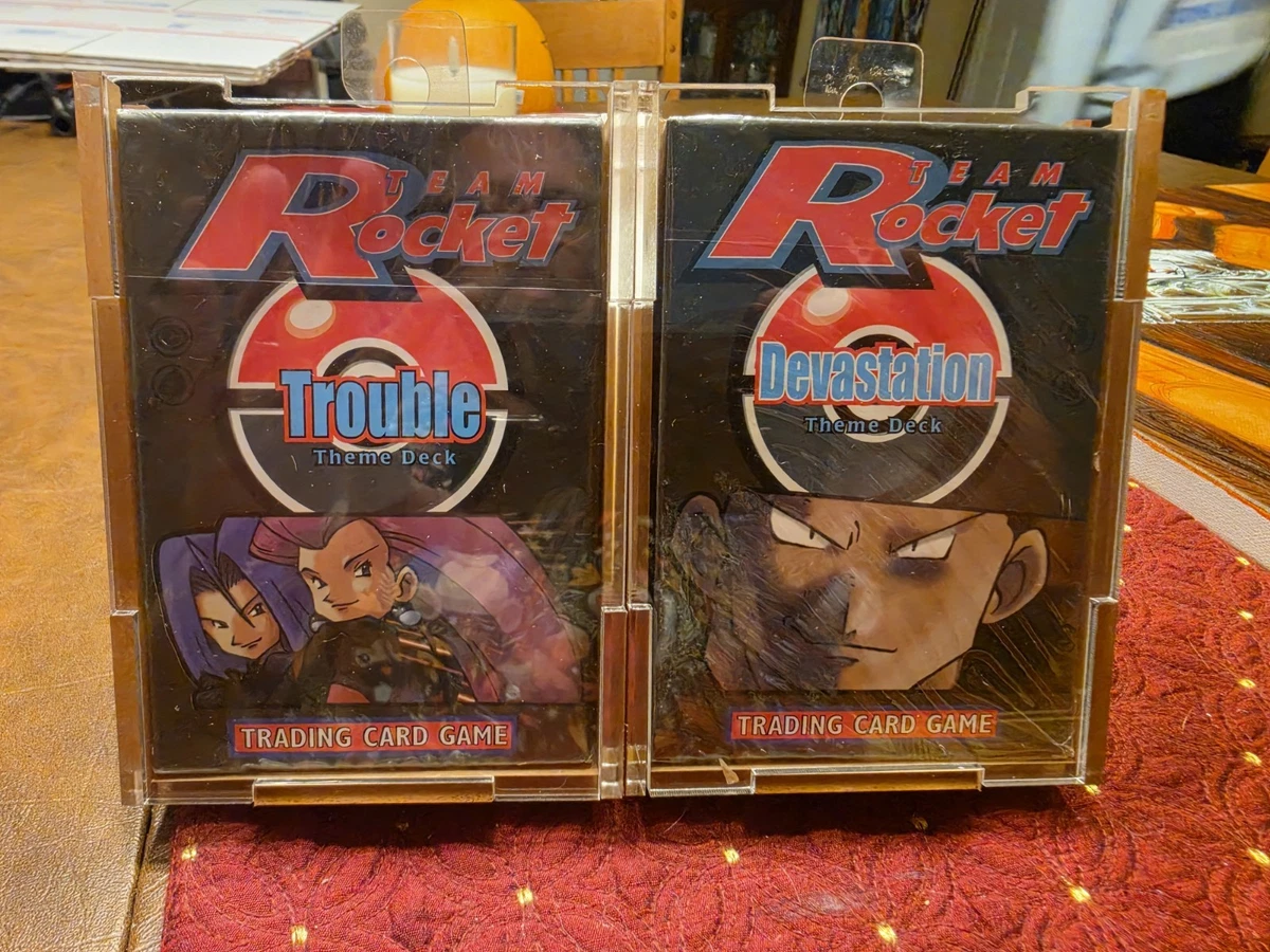 Pokémon TCG Team Rocket Sealed Collectible Card Game Decks & Kits