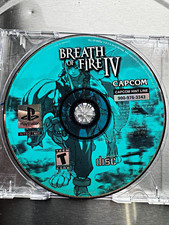 Capcom Breath of Fire IV Sony PlayStation 1 PS1 T RPG NTSC-U/C 2000 Disc