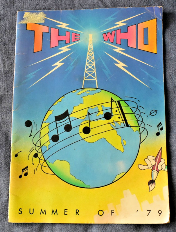 THE WHO - "Summer of '79" Concert Tour Program from Madison Square Garden