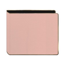 12x12 Inch Gold Piped Edge Sewn 3-Ring Binder Scrapbook Blush Pink