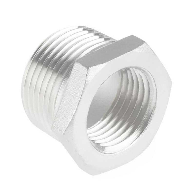 PACK OF 2 - 1"" x 3/4"" Chromed Brass Threaded Bush - FREE Next-Day Delivery - Image 2