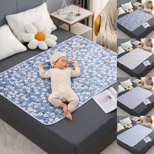 Waterproof Bedding Urine Pads Washable Baby Sleeping Underpads  Adults