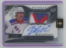 2022-23 Upper Deck Premier Acetate Rookie Auto Patch /99 Braden Schneider Rookie