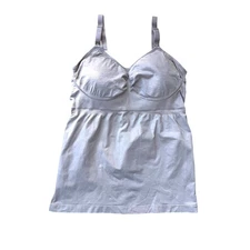 Kindred Bravely Sublime Nursing Pumping Tank Top 2XL Nude Built-In Bra Maternity