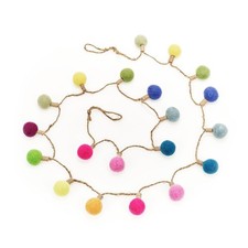 Handmade Biodegradable Felt Lightbulb Garland Home Decoration