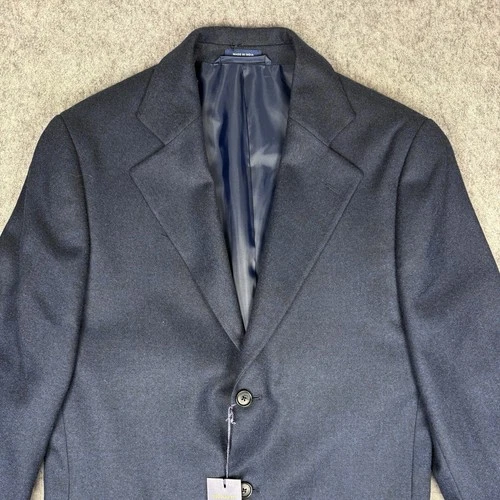 STAFFORD Mens Small NWT Regular Fit 100% Wool Overcoat Trenchcoat $260 MSRP image 2