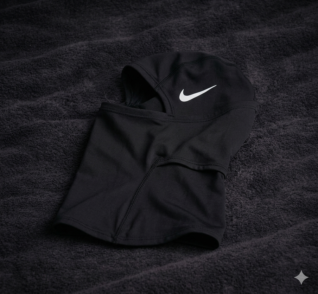 Nike Pro Therma-Fit Hyperwarm Hood Ski Mask Balaclava – Black Face