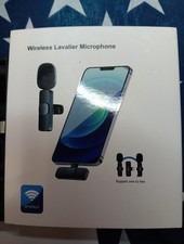 WIRELESS LAVALIER MICROPHONE SET, NEW/OPEN BOX, IPhone, Mistake Buy