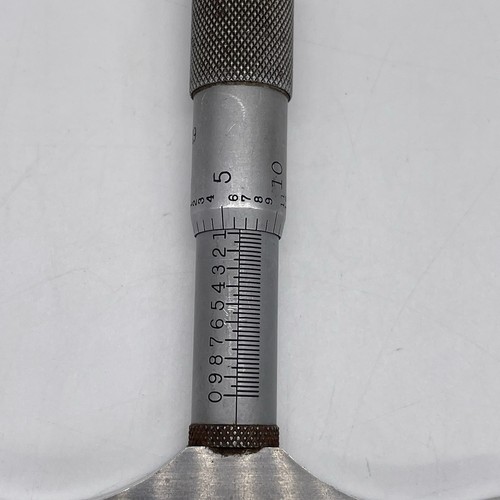 Vintage L.S. Starrett #449 Micrometro Profondità Lama Macchina Utensile Made in USA - Foto 5 di 12