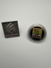 BSA 2- 1973 National Scout Jamboree Neckerchief Slides Metal & Plastic SS-556