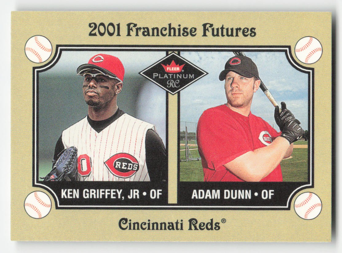 2001 Fleer Platinum #469 Ken Griffey, Jr. / Adam Dunn